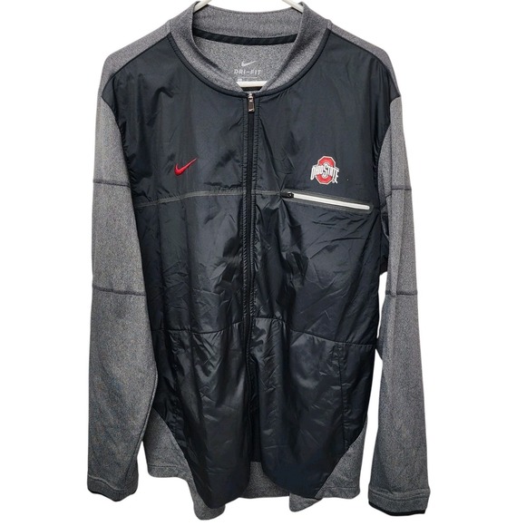 Nike Jackets & Blazers - Nike Dri-Fit‎ Womens Ohio State Lightweight Jacket Size Large